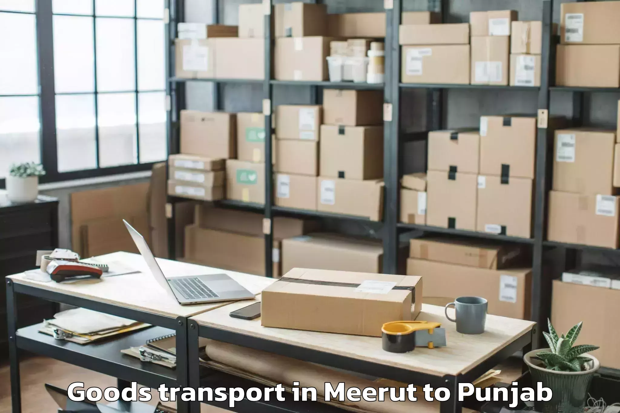 Meerut to Morinda Goods Transport Booking